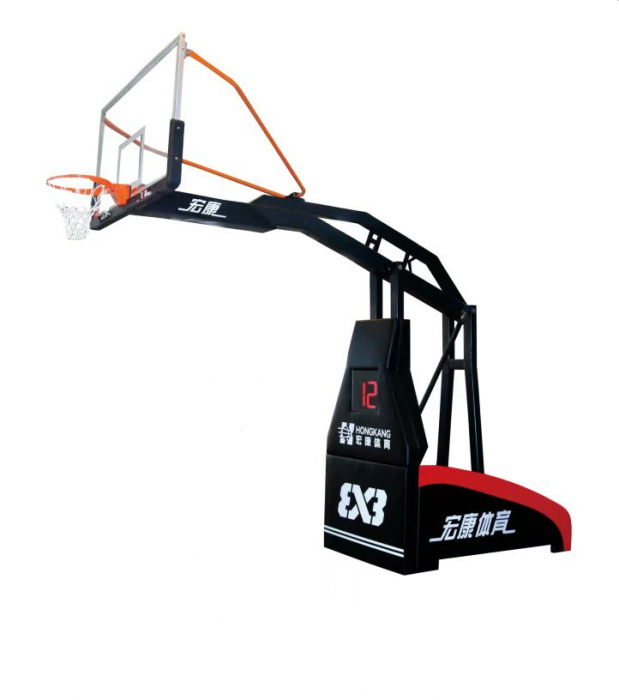 Стойка баскетбольная соревновательная 3x3 HKF-1002D. Сертификат FIBA-2025
