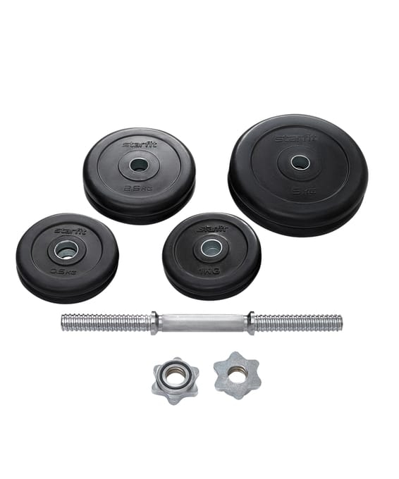 Гантель разборная обрезиненная в коробке DB-716, 20 кг Starfit